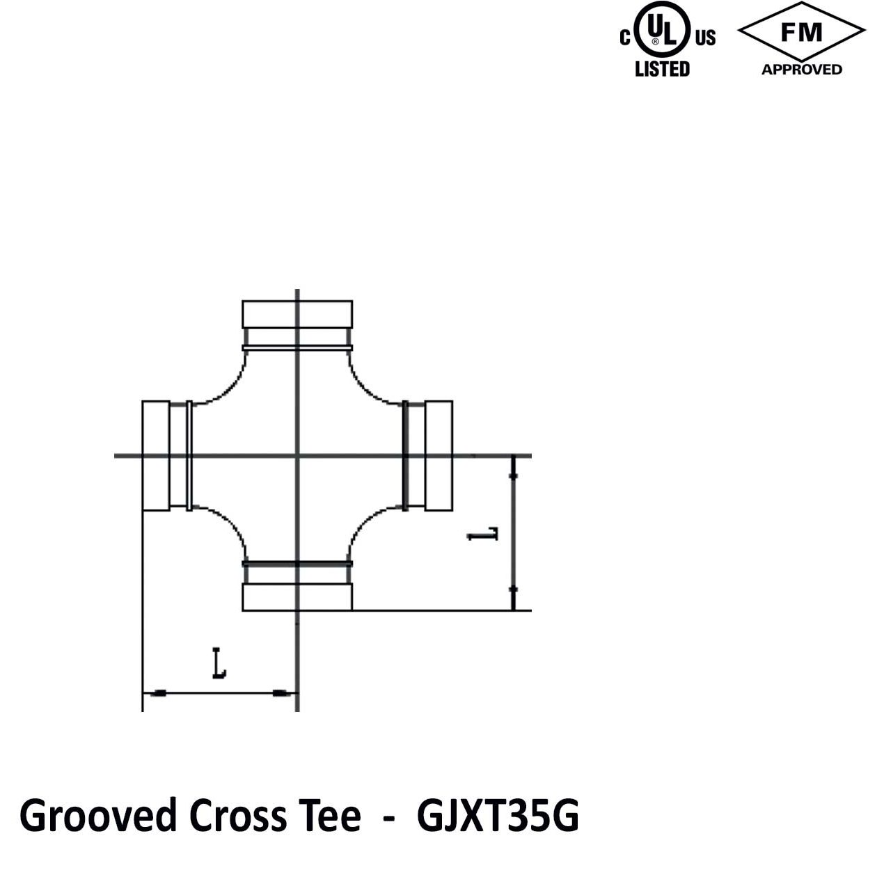 Grooved Cross Tee